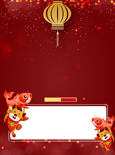 新春特惠家居红色宣传单背景