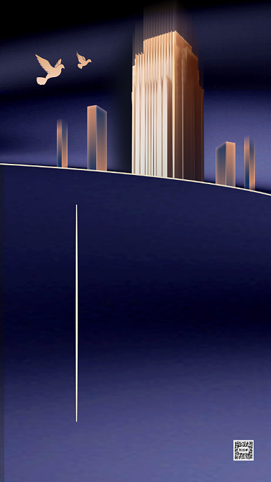 秋季招聘高端大气手机海报背景