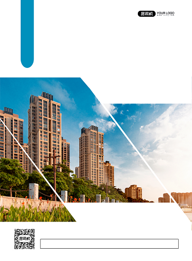 样板房时尚几何简约房地产创意印刷海报背景
