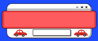 国庆返程全攻略蓝色卡通公众号首图背景