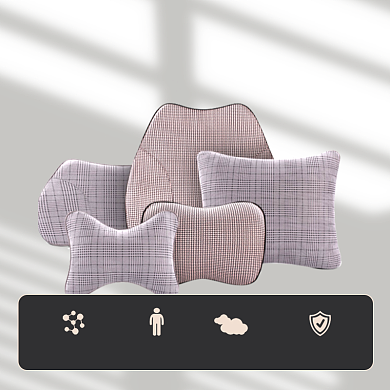 居家头枕车载靠枕产品主图背景