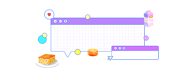 早餐搭配美食清新简约公众号logo背景