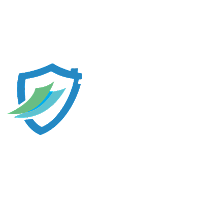 科技盾牌安保物业互联网LOGO背景