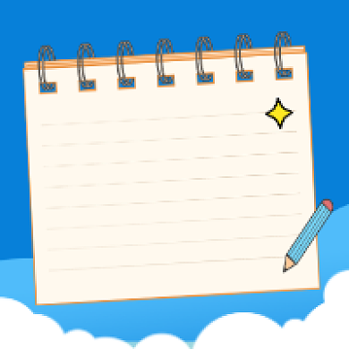 语法总结清新简约公众号次图背景