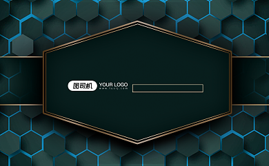 烫金贵宾VIP会员卡背景