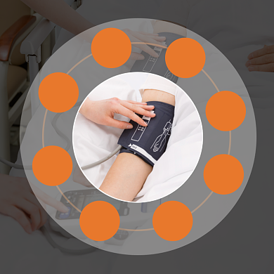 血压心率检测仪器淘宝主图直通车模板背景