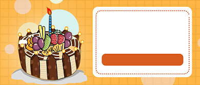 预订蛋糕公众号首图背景