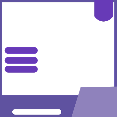 七夕节洗衣机家电紫色简约主图图标背景