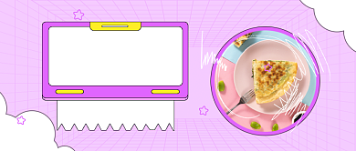 快手早餐美食公众号首图背景