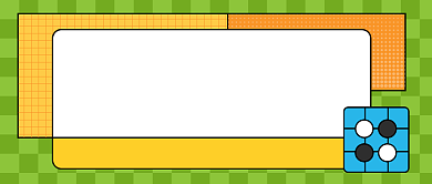 扁平几何少儿围棋兴趣班公众号首图背景