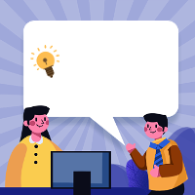 面试模拟商务插画公众号次图背景