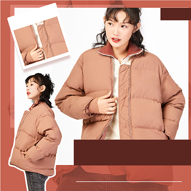 冬季服装女装主图直通车背景