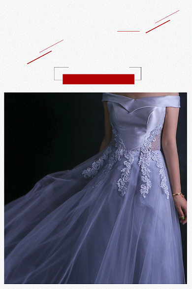 年会唯美礼服主图背景