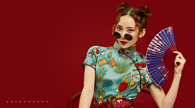 婚庆红色摄影宣传手机横图背景