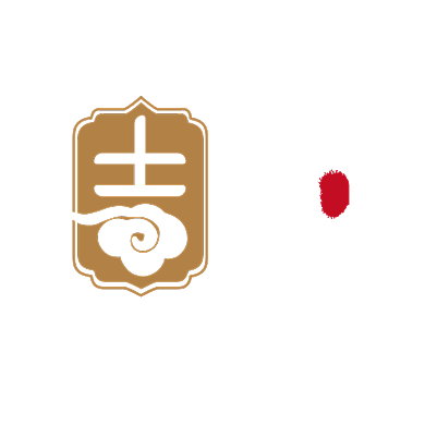 中国风旅馆民宿客栈logo背景