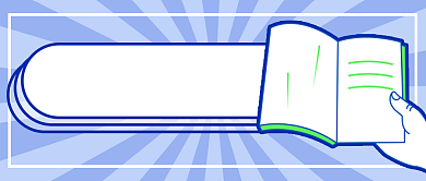 蓝色必读企业文章新媒体首图背景