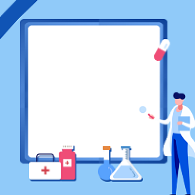 重疾新规蓝色插画公众号次图背景