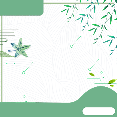 文艺清新绿色春季互联网家装节主图图标背景