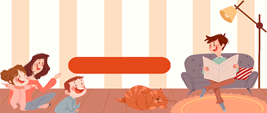 亲子教育手绘卡通公众号首图背景