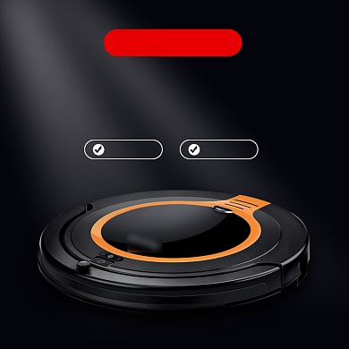 数码家电扫地机器人产品主图背景