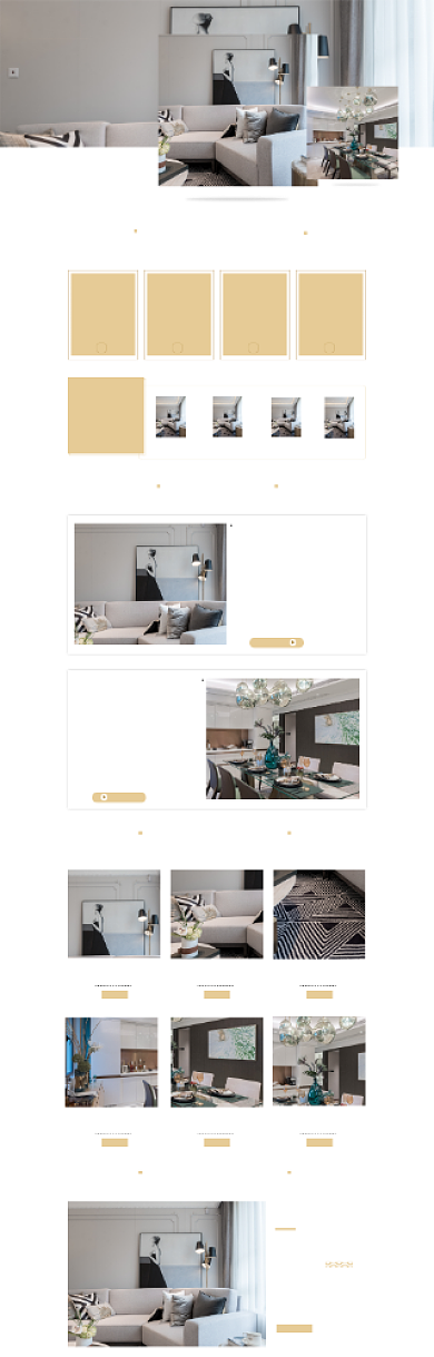 橙色简约风家具首页背景