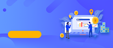 蓝色手绘自我提升小课堂公众号首图背景