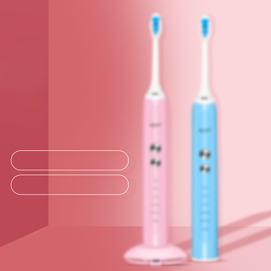 七夕情人节家居清爽情侣电动牙刷主图背景