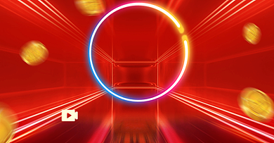 红色天猫双11来啦直播电商海报背景