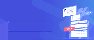 蓝色渐变互联网热点新闻公众号封面背景