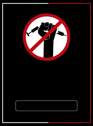 珍惜生命远离毒品黑色简约禁毒海报背景