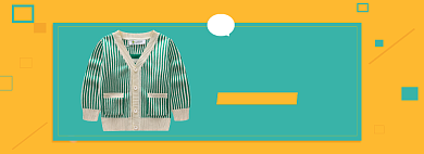 燃冬季童装电商全屏海报背景