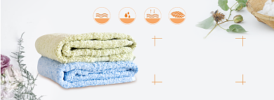 简约柔软毛巾海报背景