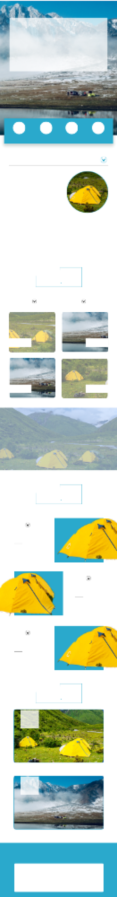 户外运动装备帐篷登山详情页背景