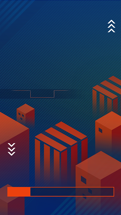 创新互联网商业科技合作邀请函手机海报背景