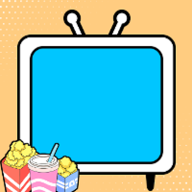 电影速递简约插画公众号次图背景