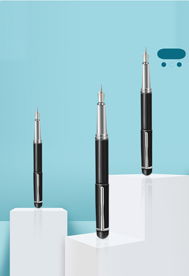 图司机包尖钢笔钻展背景