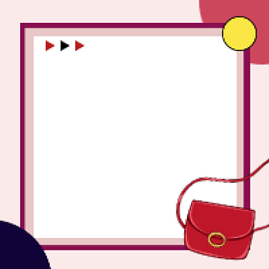 包包分享时尚简约公众号次图背景