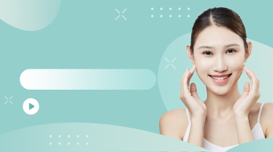 美妆小课堂课程封面背景