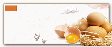 浅色中国风土鸡蛋快手早餐公众号首图背景