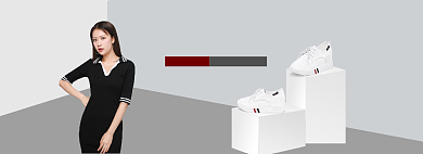 时尚简约新品女鞋海报背景