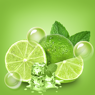 夏日水果主图模板柠檬食品主图背景