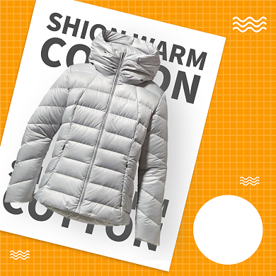 冬季上新男装简约手绘促销主图背景