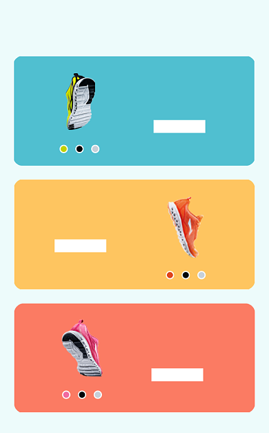 热门分类鞋包商品关联列表背景