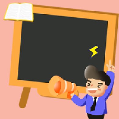 火热招生卡通插画公众号次图背景