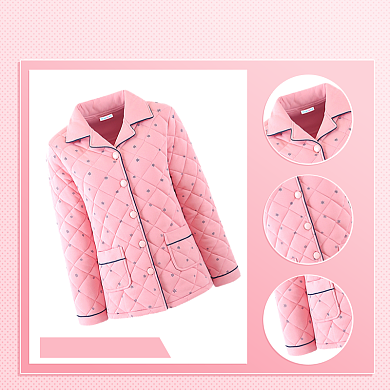 冬季上新睡衣细节展示简约可爱主图背景