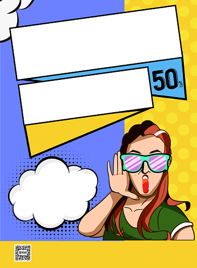 双十一钜惠波普风宣传印刷海报背景