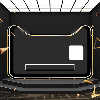 反季清仓折扣立体方形海报背景