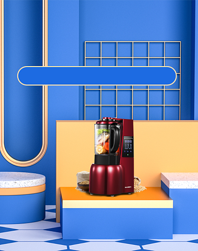 双11返场家电促销通用C4D海报背景