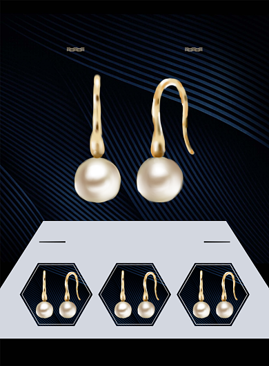 珠宝周年店庆质感宣传促销印刷海报背景