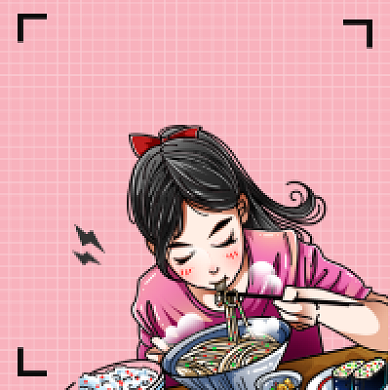 顺德美食简约插画公众号次图背景